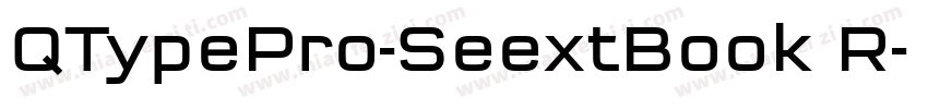 QTypePro-SeextBook R字体转换